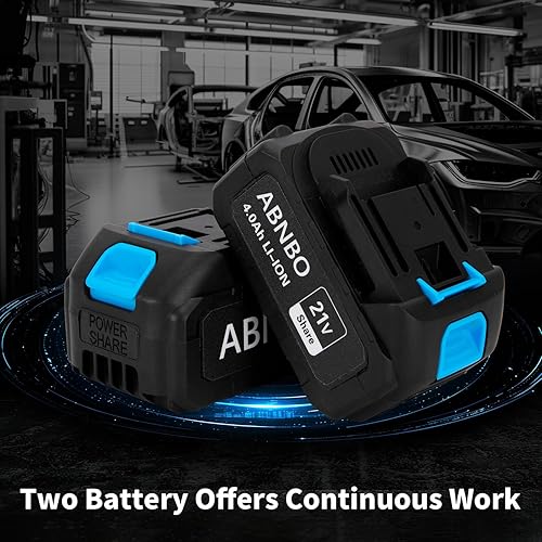 Miniatura 4 de La llave de impacto inalámbrica ofrece un máximo de 900 NM, llave de impacto de 663 pies-libras a 2800 RPM. Pistola de impacto se adapta para