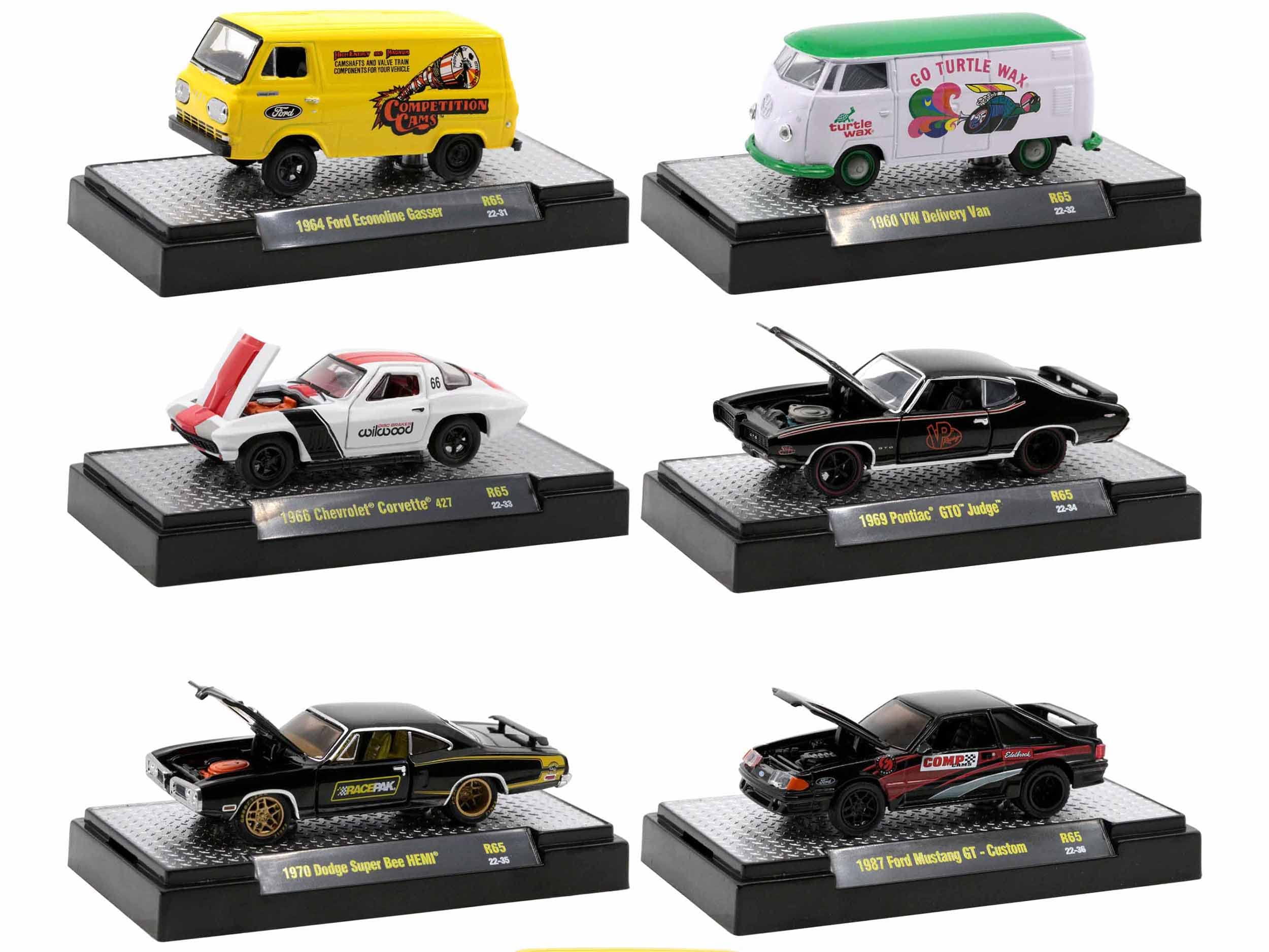 Amazon | M2 デトロイトマッスル 6台セット ディスプレイケース入り 65 
