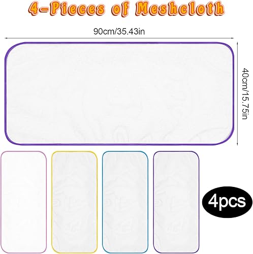 Miniatura 5 de Paquete de 4 paños de planchar para proteger la ropa, paño de prensado grande para hierro resistente al calor, protector de planchado, almohadilla