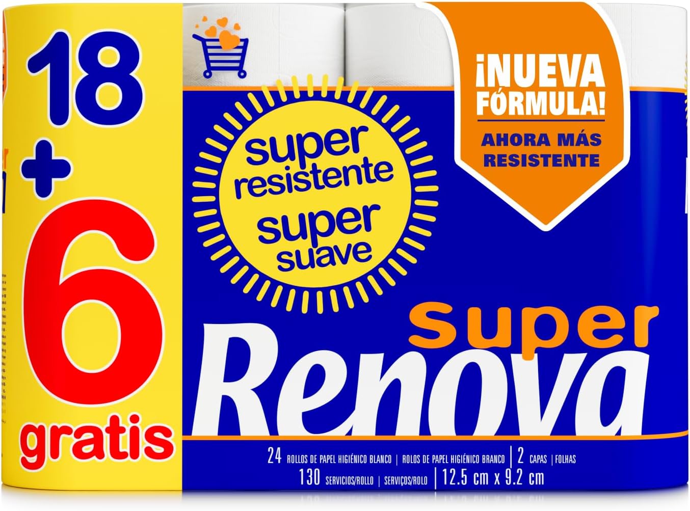 24 rollos de papel higiénico Renova Super por 6,75€