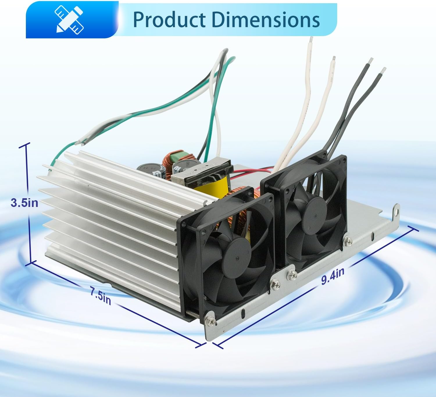 PD4590CSV Power Converter Replacement for PD4500 Series Power Center RV Marine Battery Charger -90A