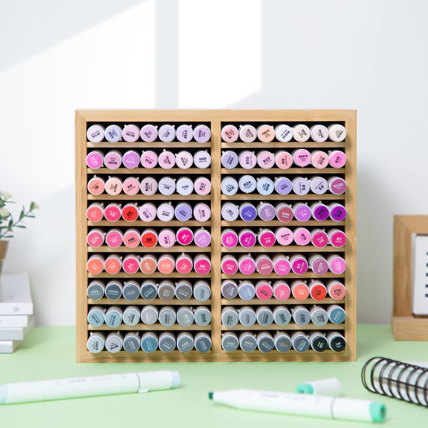 Ohuhu Organiseur Rotatif Pour Marqueurs à Alcool, Rotation à