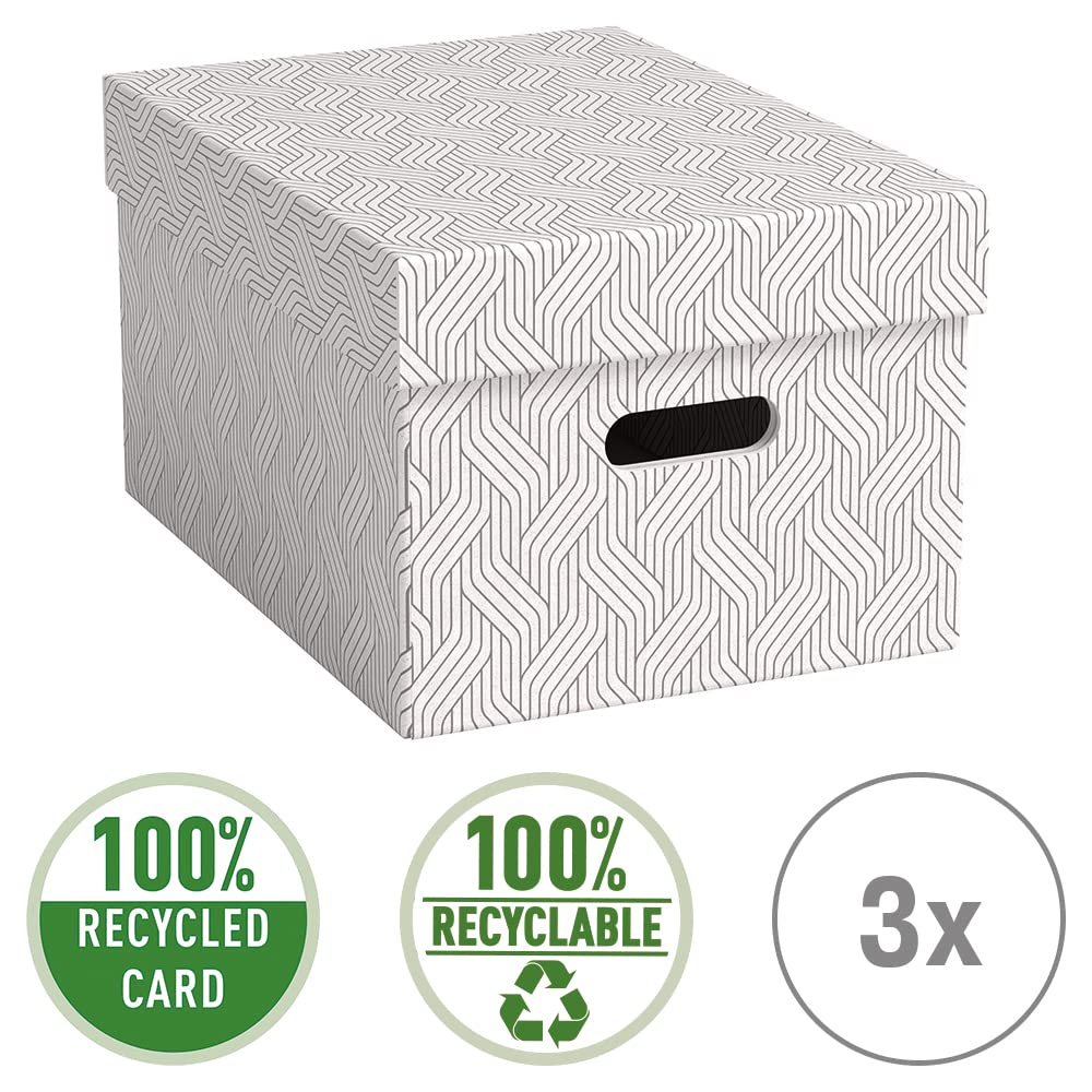 Leitz Puro Medium Opbergdoos met Deksel – Set van 2 Duurzame Opbergdozen, Compatibel met Kubuskasten & Wandplanken Leitz Puro Medium Opbergdoos met Deksel – Set van 2 Duurzame Opbergdozen, Compatibel met Kubuskasten & Wandplanken