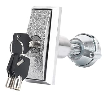 KIKEEP Universal Replacement T-Handle Vending Machine Lock with Keys Short