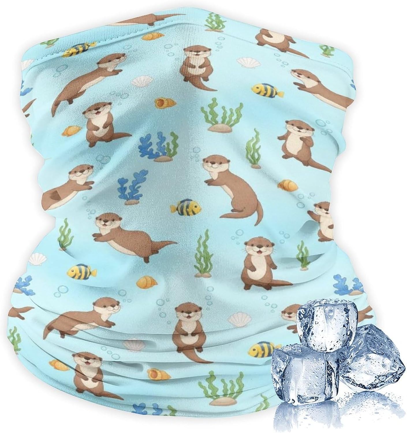 Multifunctional Balaclava Cover, Lightweight Cooling Bandana for Fishing Travel Beach Activity