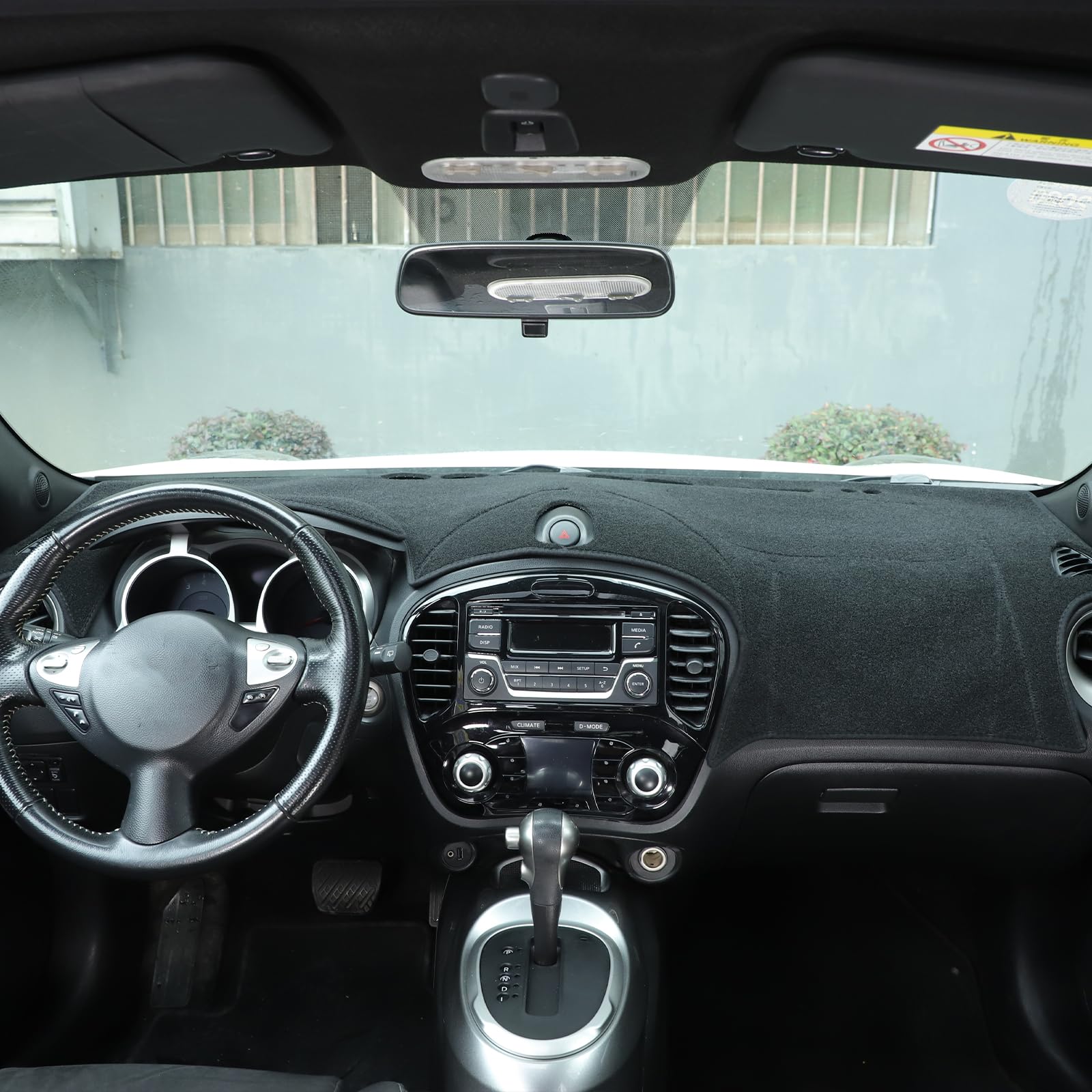 3 pezzi di copertura per cruscotto, compatibile con auto ESQ (2011-2019), copertura contro il sole e il calore, antiriflesso, nero, per guida a sinistra