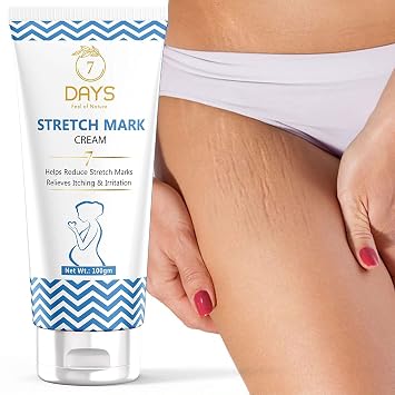 7 Day Stretch Marks Cream for Reduce Stretch Marks & Scars During Pregnancy - Women 100 g, 3.53 Ounce