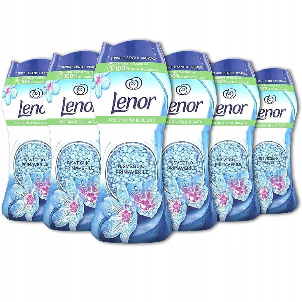 Lenor Flüssigkeit, 6er Pack - Lenor UnStoppables Wäscheparfüm - Aprilfrisch - 210 g, Frischeduft,Patschuli