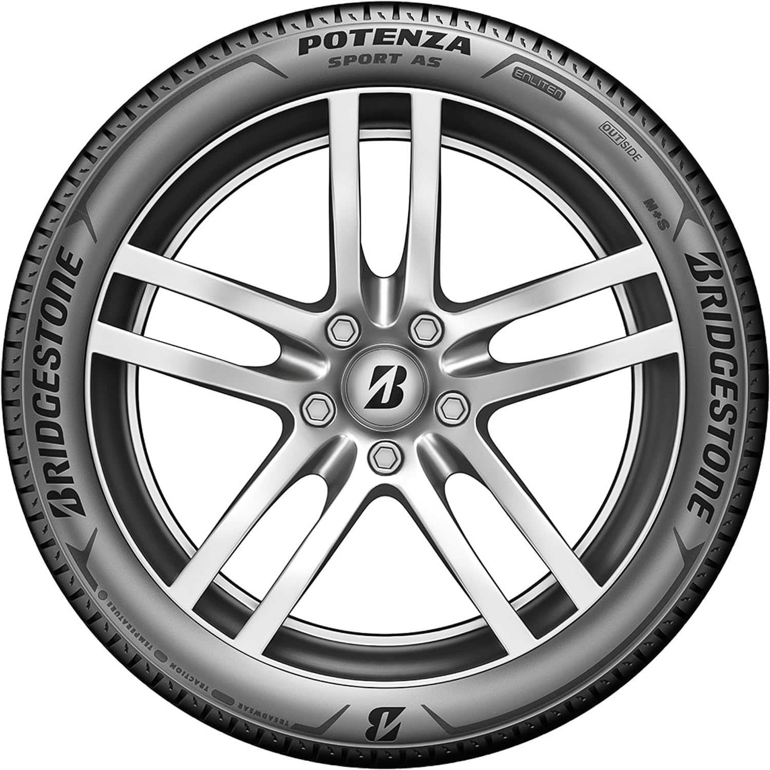 Amazon.com: Bridgestone Potenza Sport A/S UHP All Season 225/50R17