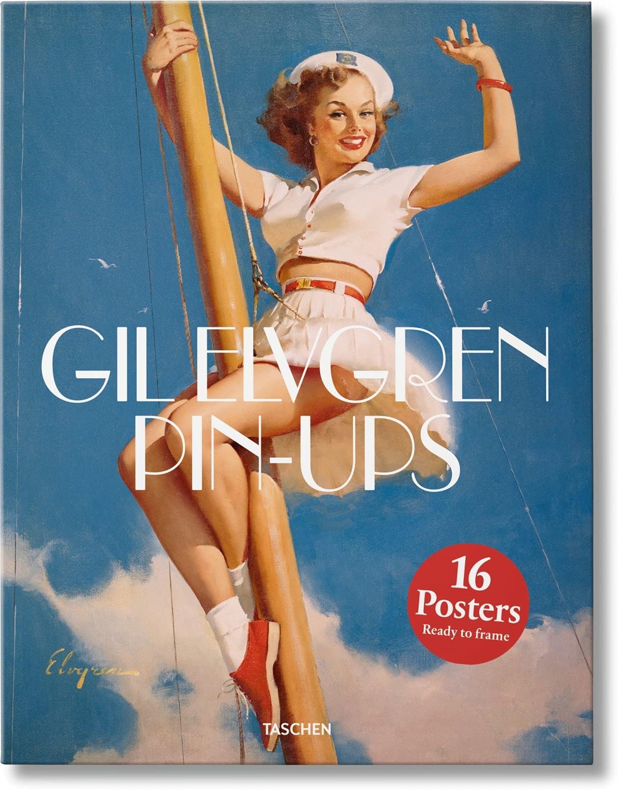 Pin-Ups, Gil Elvgren Poster Set: 16 Prints Packaged in a Cardboard Box Loose Leaf – 17 Nov. 2014