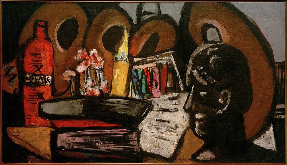 Tableau nature morte Max Beckmann 60x90cm pour salon - 5