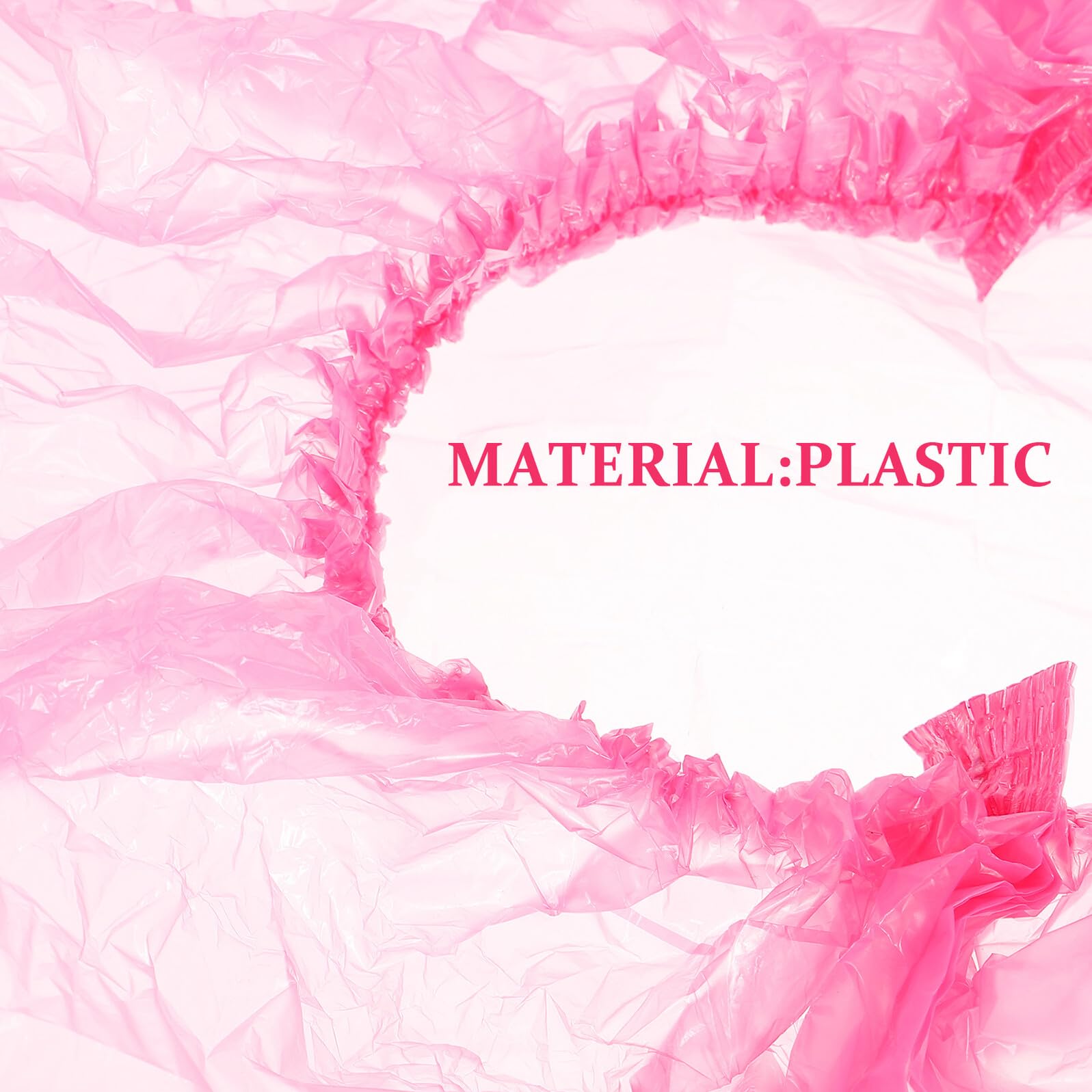 500 pezzi Cuffie Doccia Donna Impermeabili Rosa Elastiche Oversized Usa e Getta per Spa Hotel Bagno e Cura Capelli