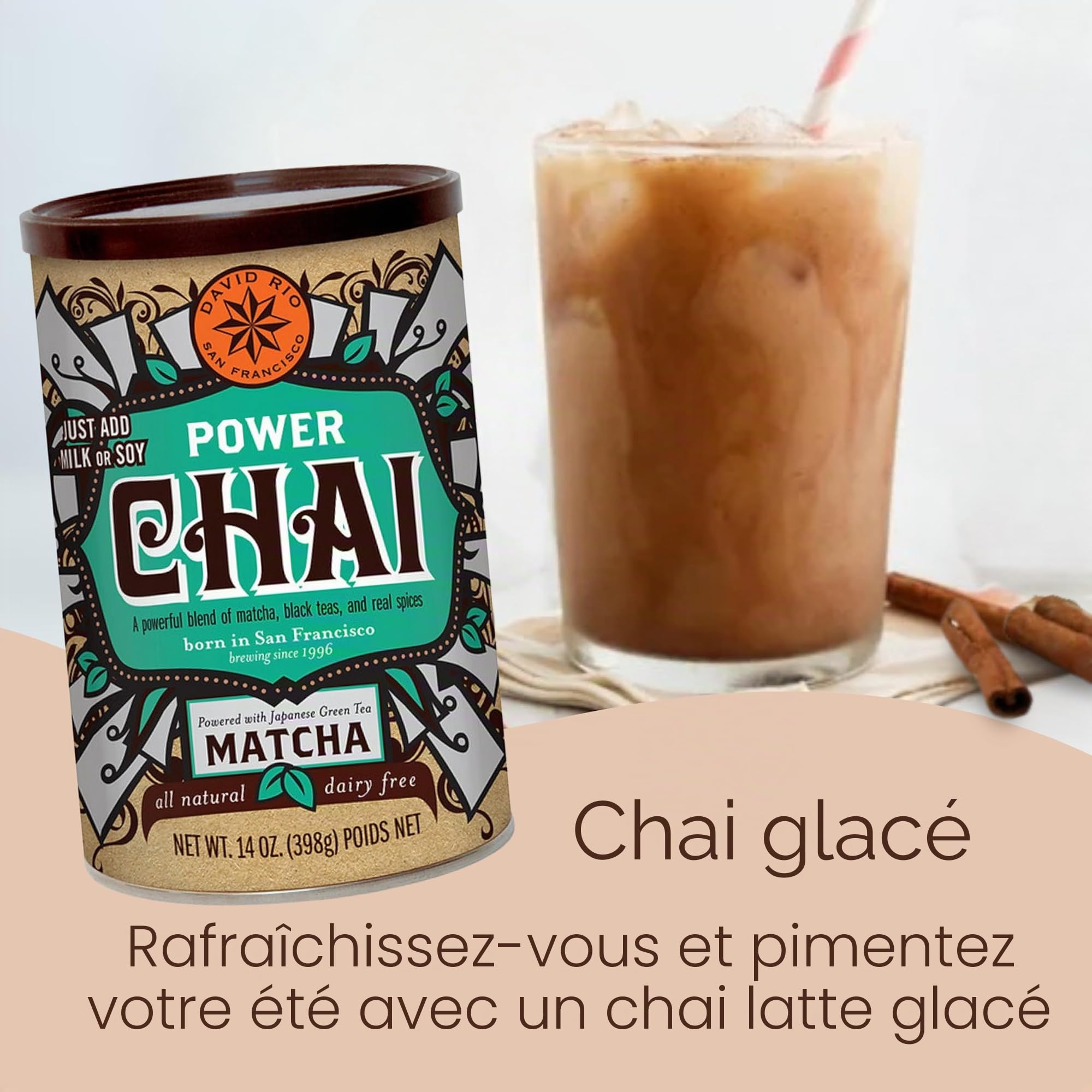 David Rio Consumer – Power Chai, 1er Pack (1 x 398 g)