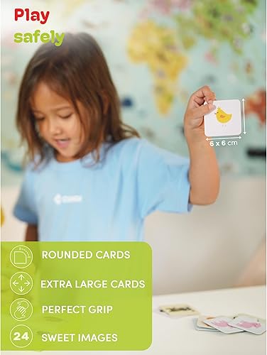 Miniatura 4 de CUBIDI Juego de memoria a juego  Juguetes educativos para niños mayores de 4 años  Juegos de cartas para actividades de niños pequeños  Juguetes