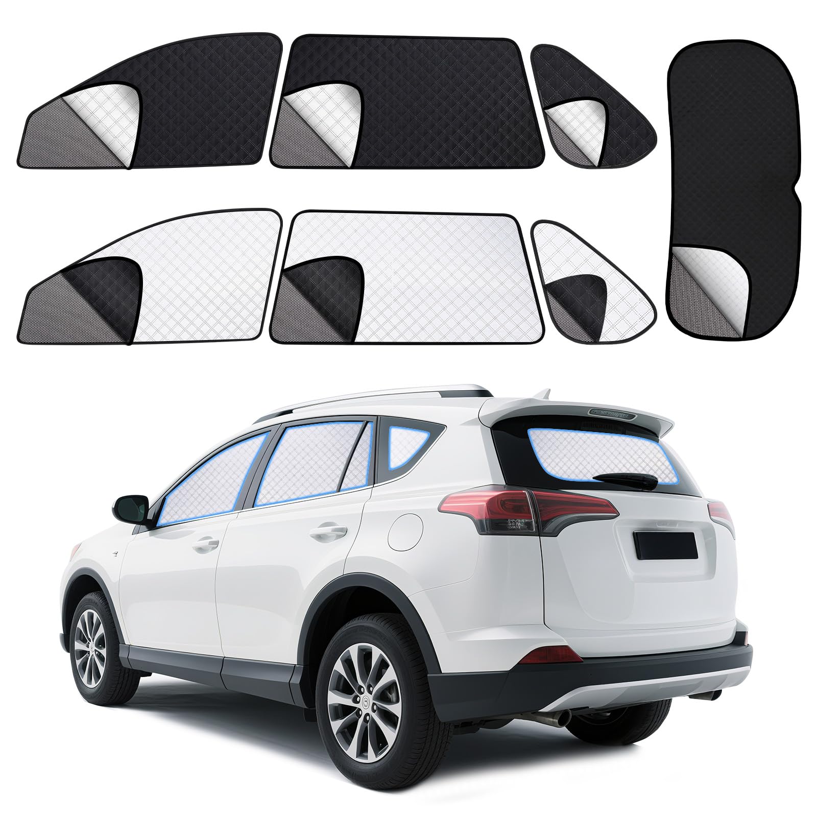 Amazon | ZATOOTO トヨタ RAV4 50系専用 サンシェード マグネット
