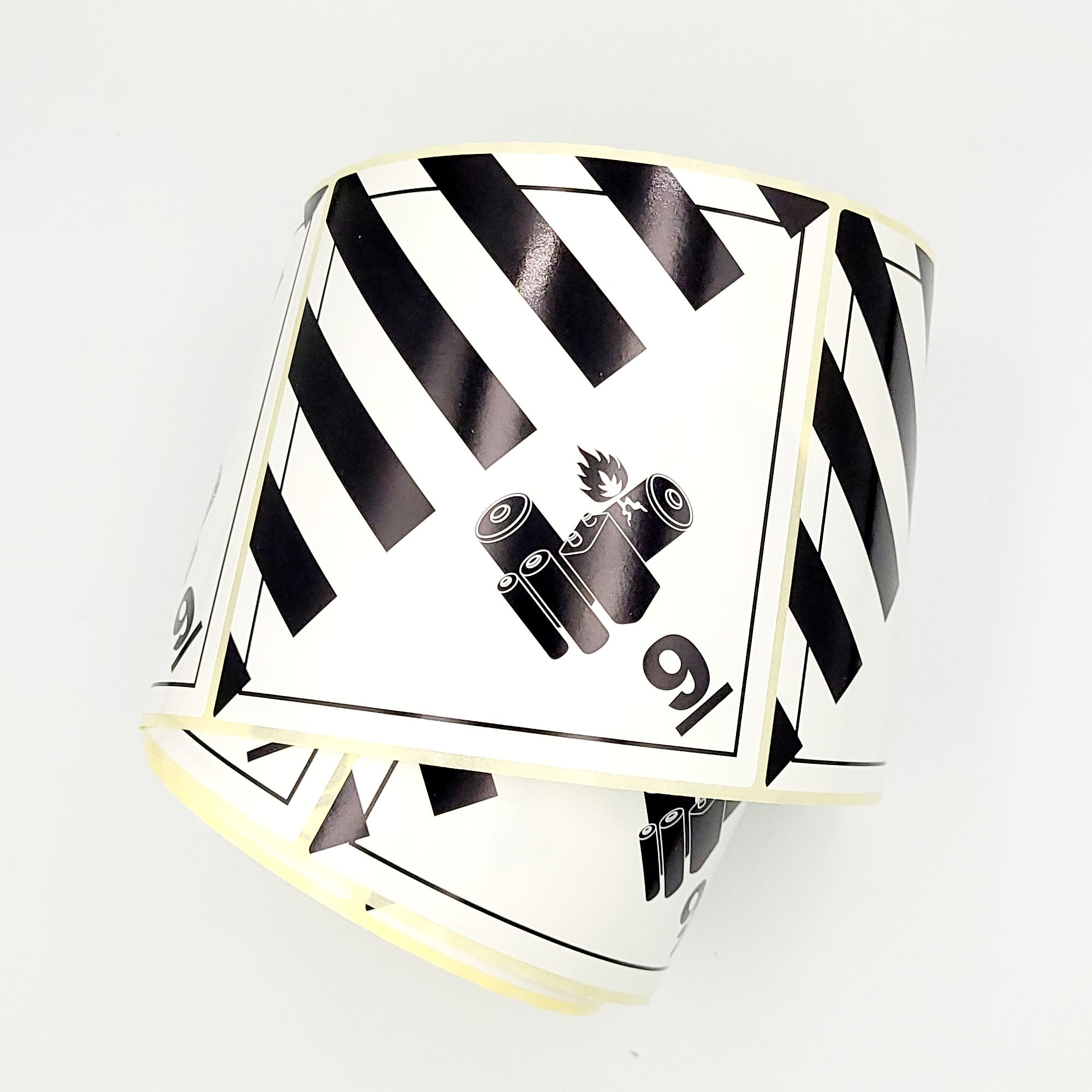 Decolle Etiquette 250 étiquettes UN3481 Pour Batteries Lithium-ion - 120x110mm - Autocollantes Avec Numéro D'urgence Dymo Etiquette