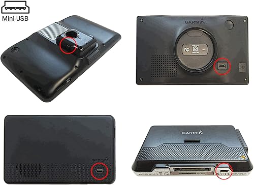 Miniatura 5 de Ramtech - Cable adaptador de cargador de coche para Garmin Nuvi 200 200 W 205 205 215 215 255 255 W 255WT 265 265W 265WT 275 285W 295W GPS + lápiz