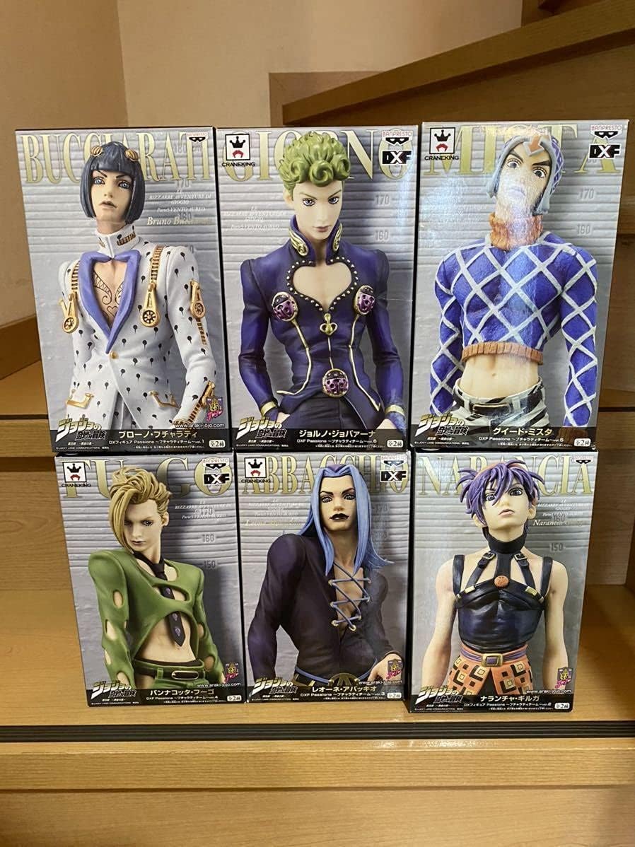 ジョジョの奇妙な冒険 ジョジョ展 アクリルスタンド 5部 黄金の風 ジョジョ展 荒木飛呂彦原画展 アクリルスタンド 第5部 黄金の風