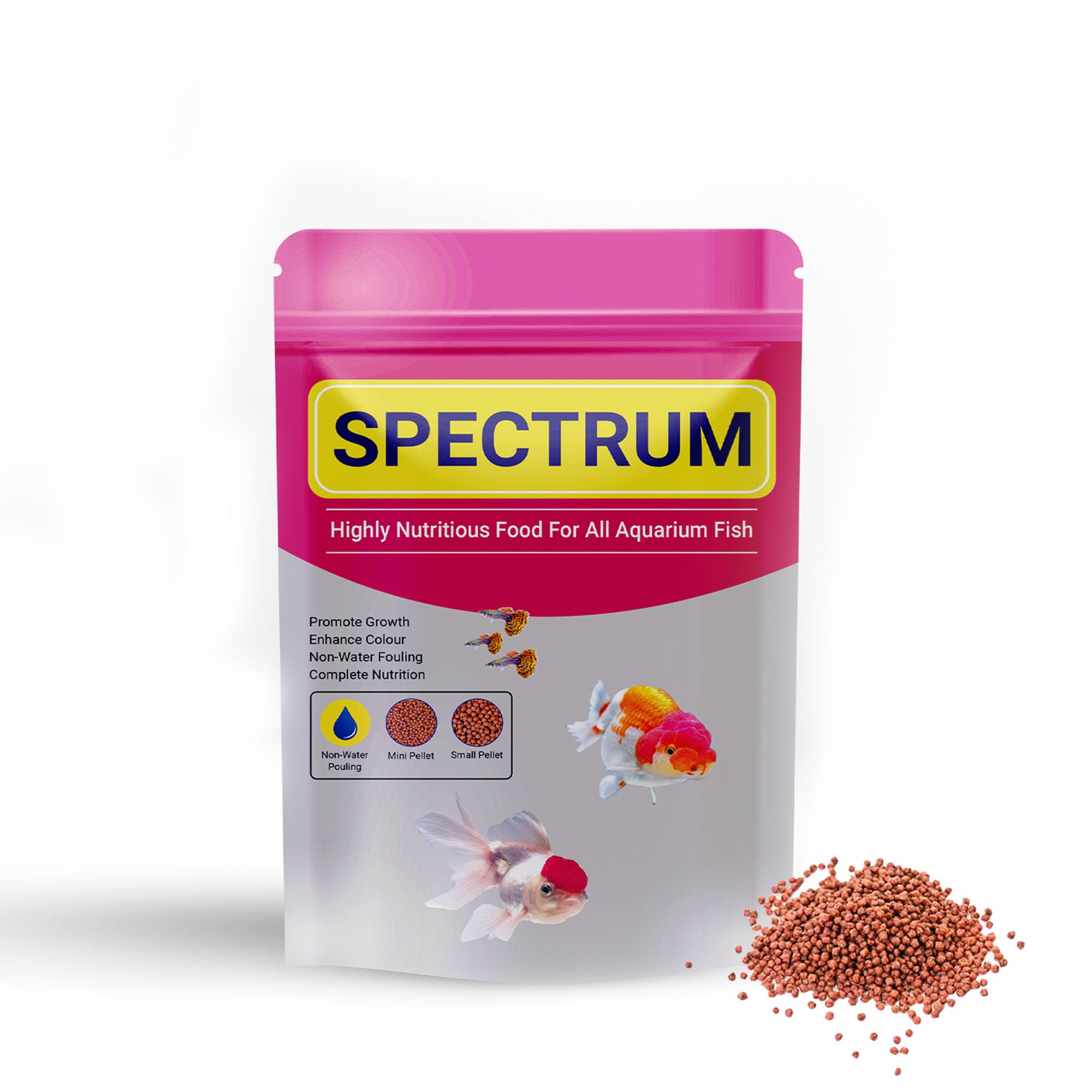 Fish Food - 200gm | 1.2mm Mini Pellets | High Protein with Fish Meal & Fish Oil | Floating Pellets for All Freshwater & Tropical Species