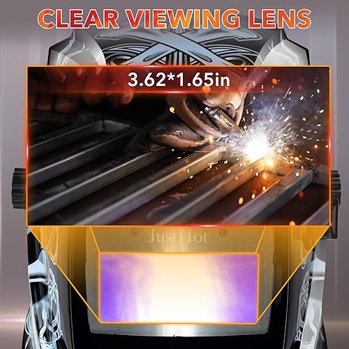 Miniatura 4 de Casco de soldadura con oscurecimiento automático, capucha de soldadura de color verdadero, máscara de soldadura con batería solar, claridad óptica