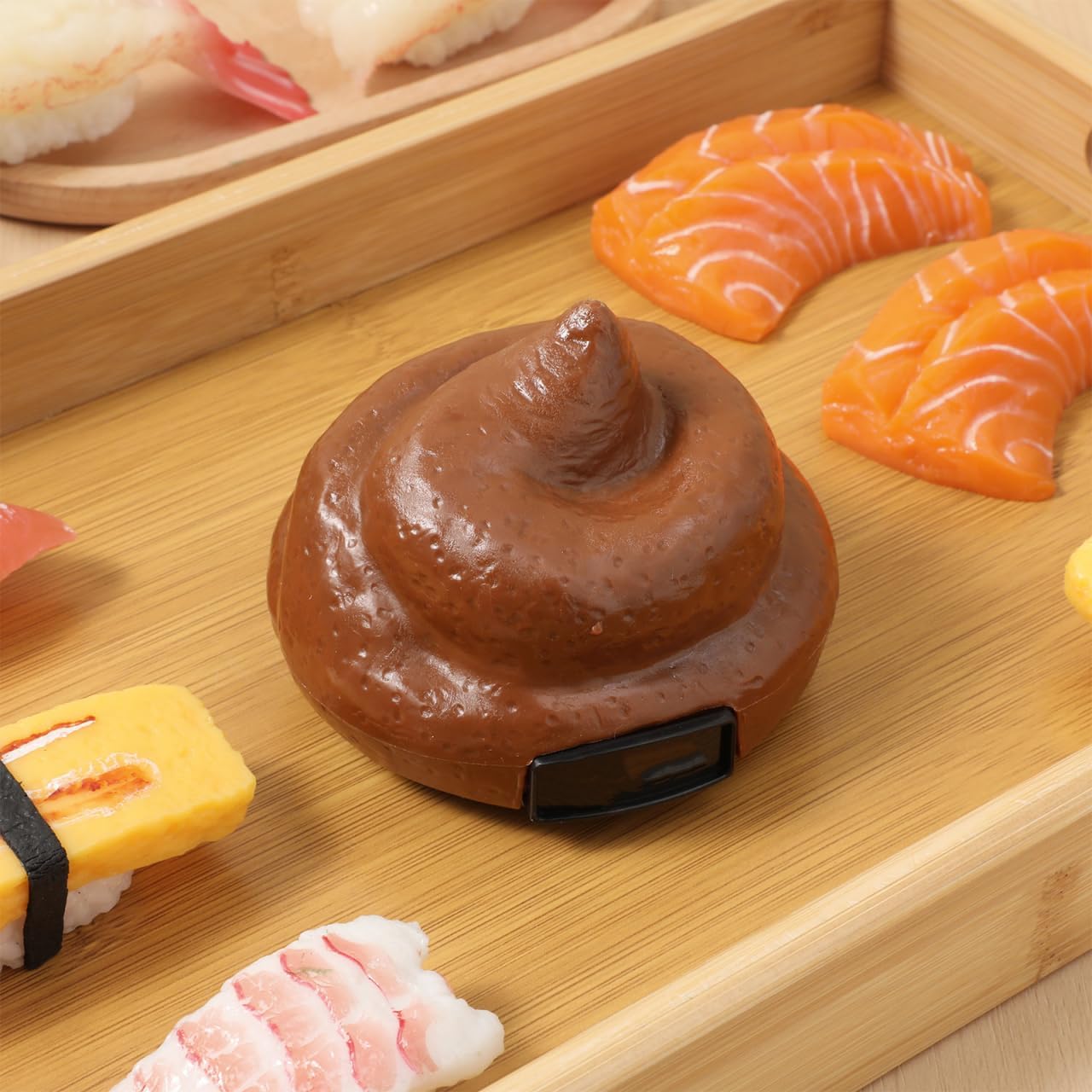 NUOBESTY Poop Car Remote Control Plastic Simulation Stool Toy Shit Poop Car with Spinning and Farting Action for Halloween April Fools Day Party Kids Child Toy