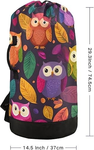 Vista 302 de Mochila de lavandería con correas ajustables para el hombro, bolsa de lavandería sucia para viajes, campamento, universidad, resistente, Rosa floral