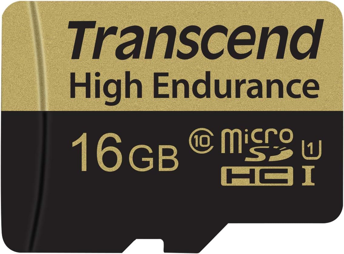 TS16GUSDHC10V| High Endurance microSDHC I, C10, U1 microSD - 95/25 MB/s