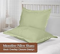 Vista 39 de Royale Linens Paquete de 2 fundas de almohada de tamaño estándar de 20 x 26 pulgadas, microfibra 1800, fundas de almohada de cama, resistentes a