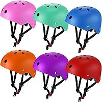 Copkim 6-Pack CPSC Certified Kids Bike Helmets for Ages 3-8, Adjustable Toddler Preschool Bicycle Helmets in Vibrant Colors