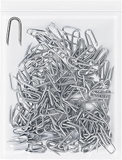 vensovo 200pcs Wire Fence Staple - Steel U-Shaped Nail for Wire Mesh, Galvanized Fasteners Nails for Fixing Wooden Fence Chicken Wire Staple