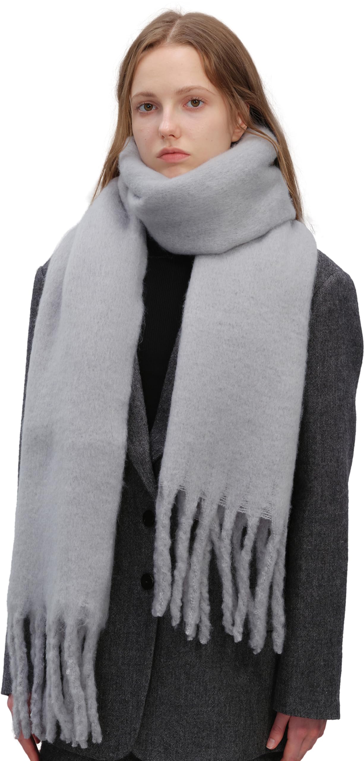 Women's Scarf Cashmere Scarves Ladies Shawl Pashminas Warm Thick Wool