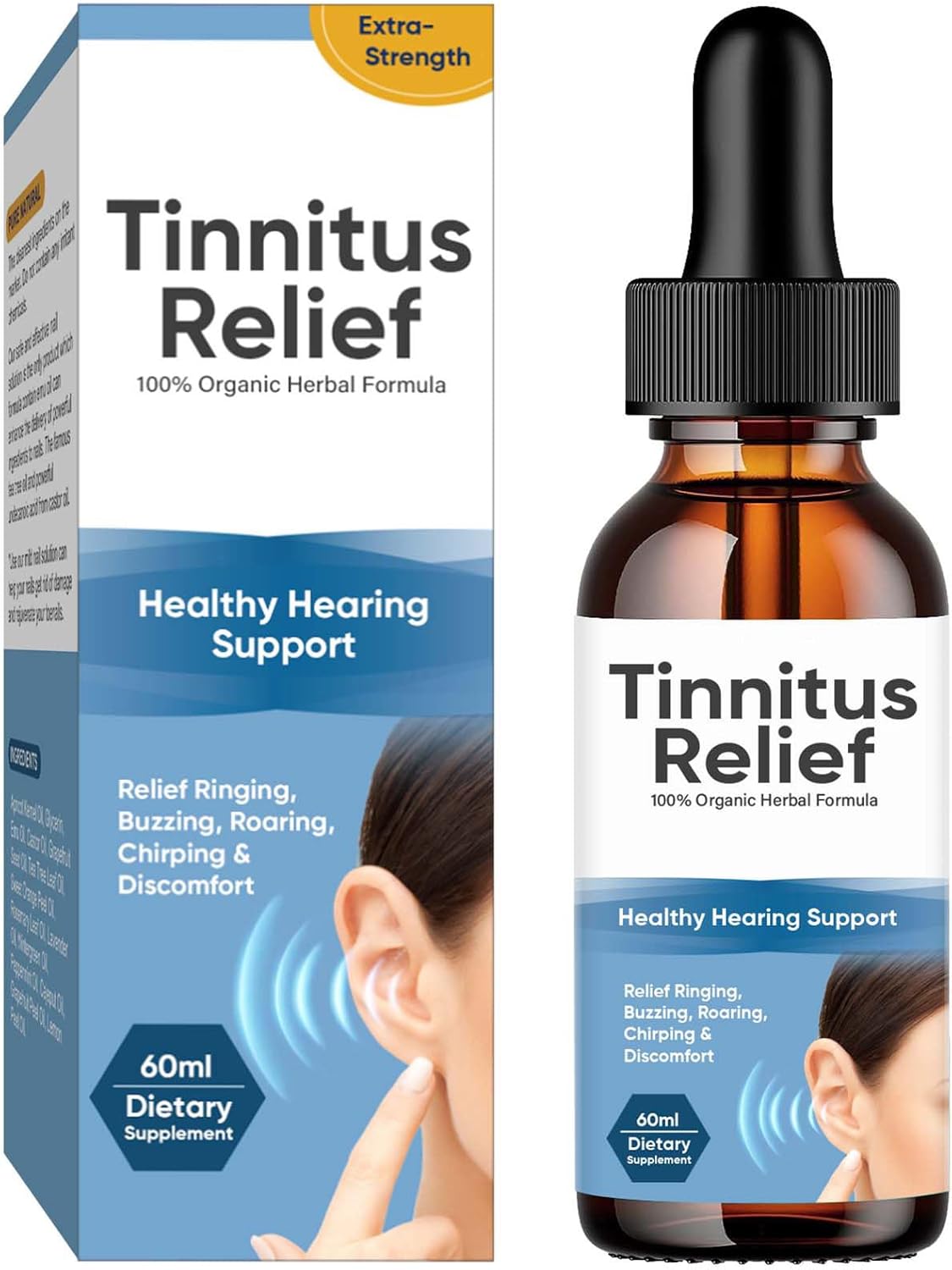 Amazon.com: Tinnitus Relief for Ringing Ears, Herbal Ear Relief Drop ...