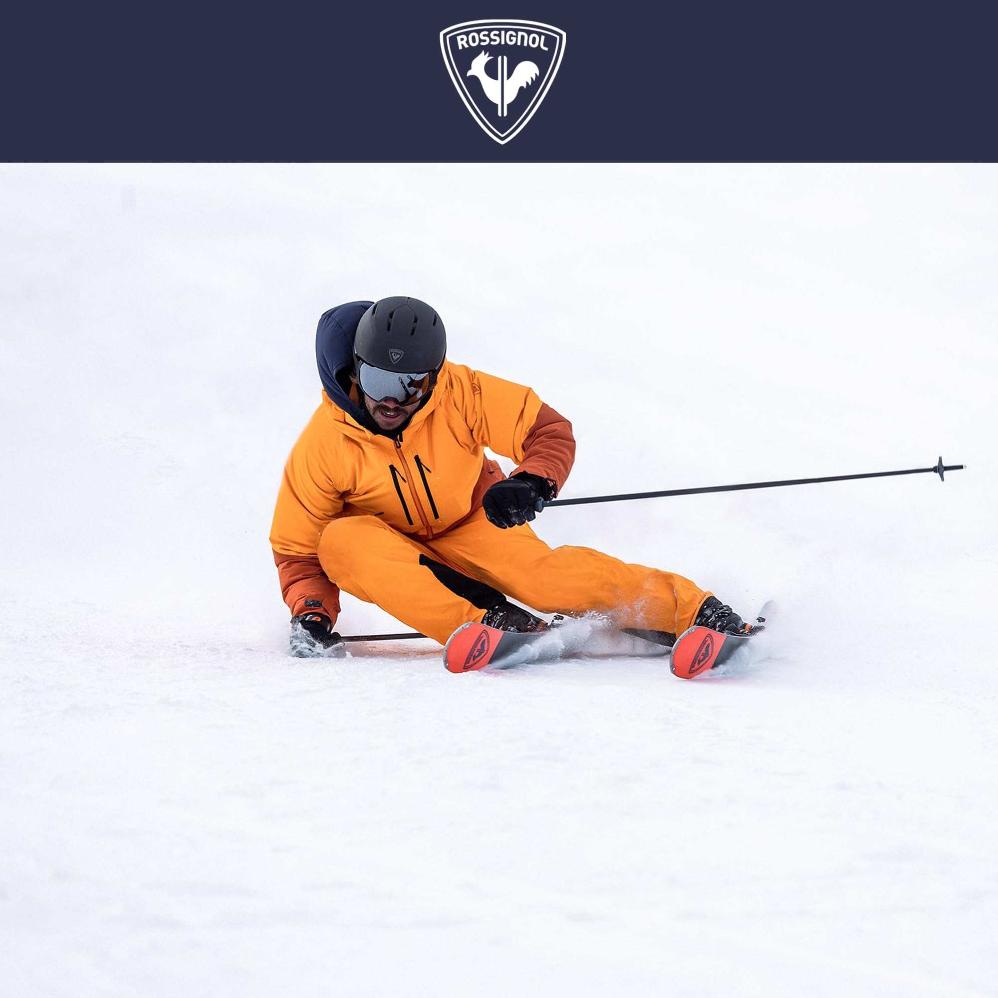 Rossignol Fit Impacts - Ski Helmets for Men - Insulated Snowboard Helmets - Black