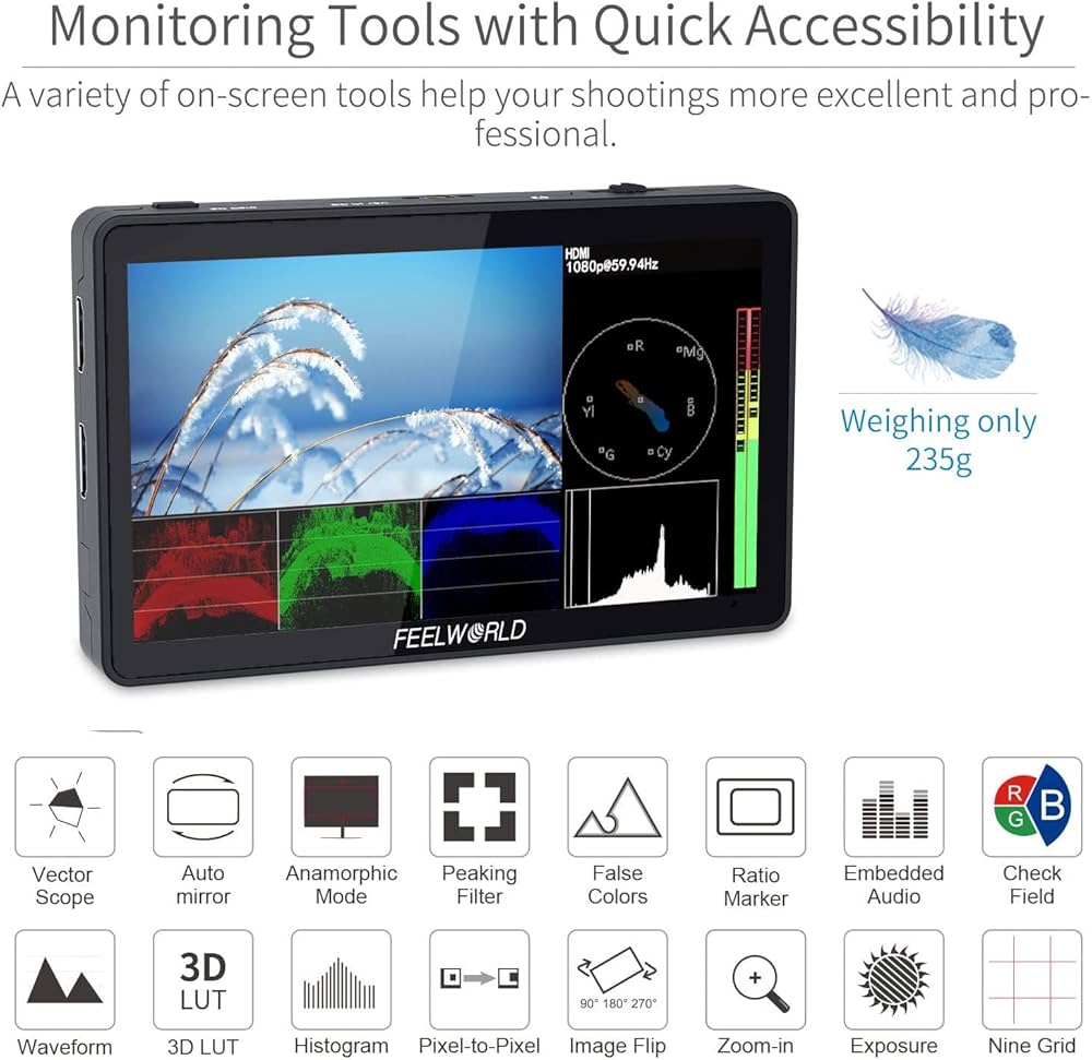 Buy FEELWORLD F6 Plus V2 6-inch Camera Field Touch Screen Monitor