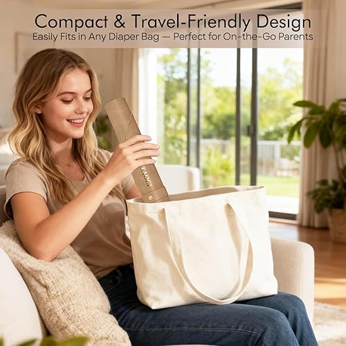 Miniatura 2 de Cambiador de bebé, cambiador portátil lavable, cambiador de pañales, cambiador de pañales, cambiador de pañales de cuero vegano impermeable para el