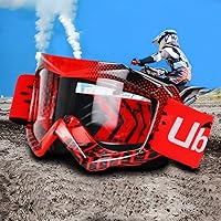 Vista 8 de Gafas de equitación para niños, adolescentes, jóvenes, ATV, motocicleta, esquí, snowboard, motocross