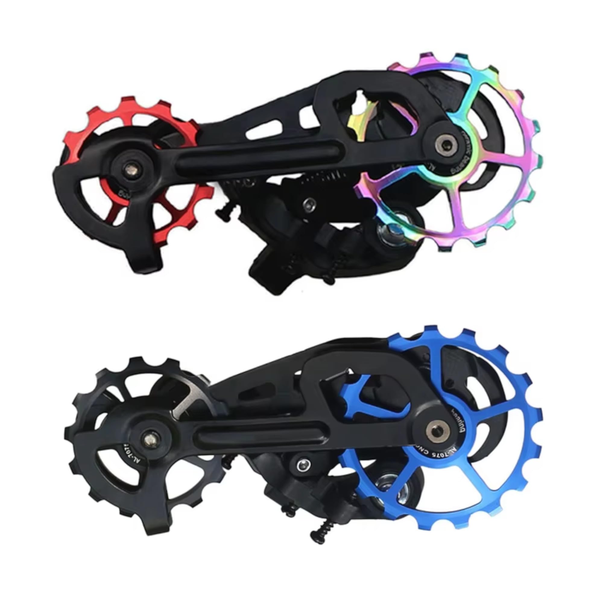 Cyclingcolors Schaltrollen Set - 13T Aluminium Führungsräder Für Mountainbike