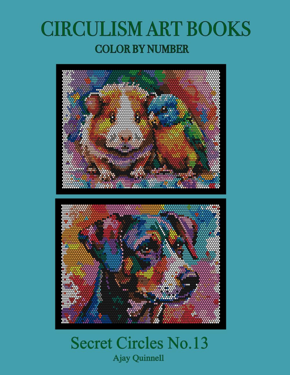 Secret Circles No.13 - Color By Number Circulism book : Superior paper edition