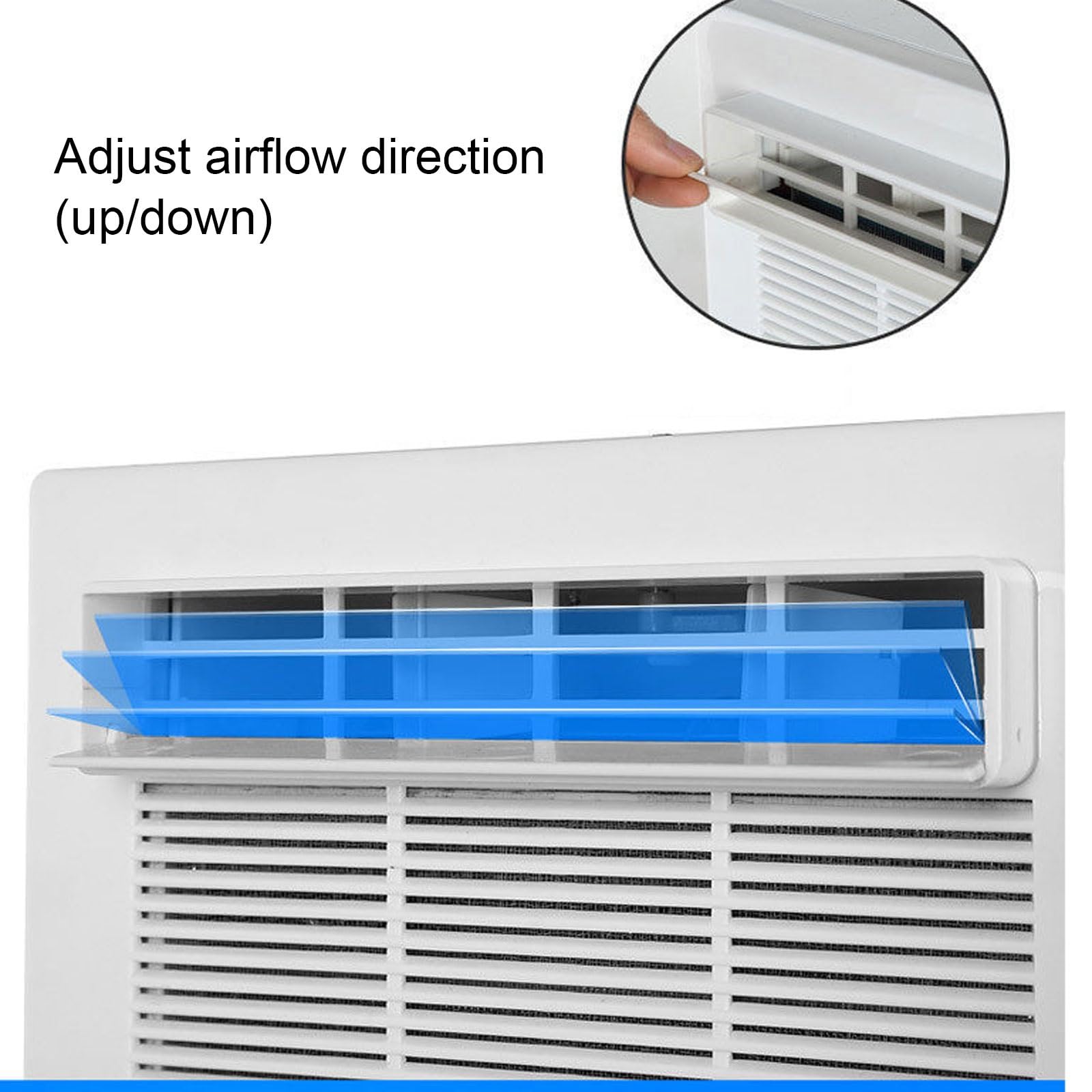 1100W/2500BTU Klimatyzator Przenośny do Biura 220V z Rurą Wylotową | Panel Dotykowy/Pilott Zdalnego Sterowania Port USB Osuszanie Powietrza Wyjmowany Filtr Camping