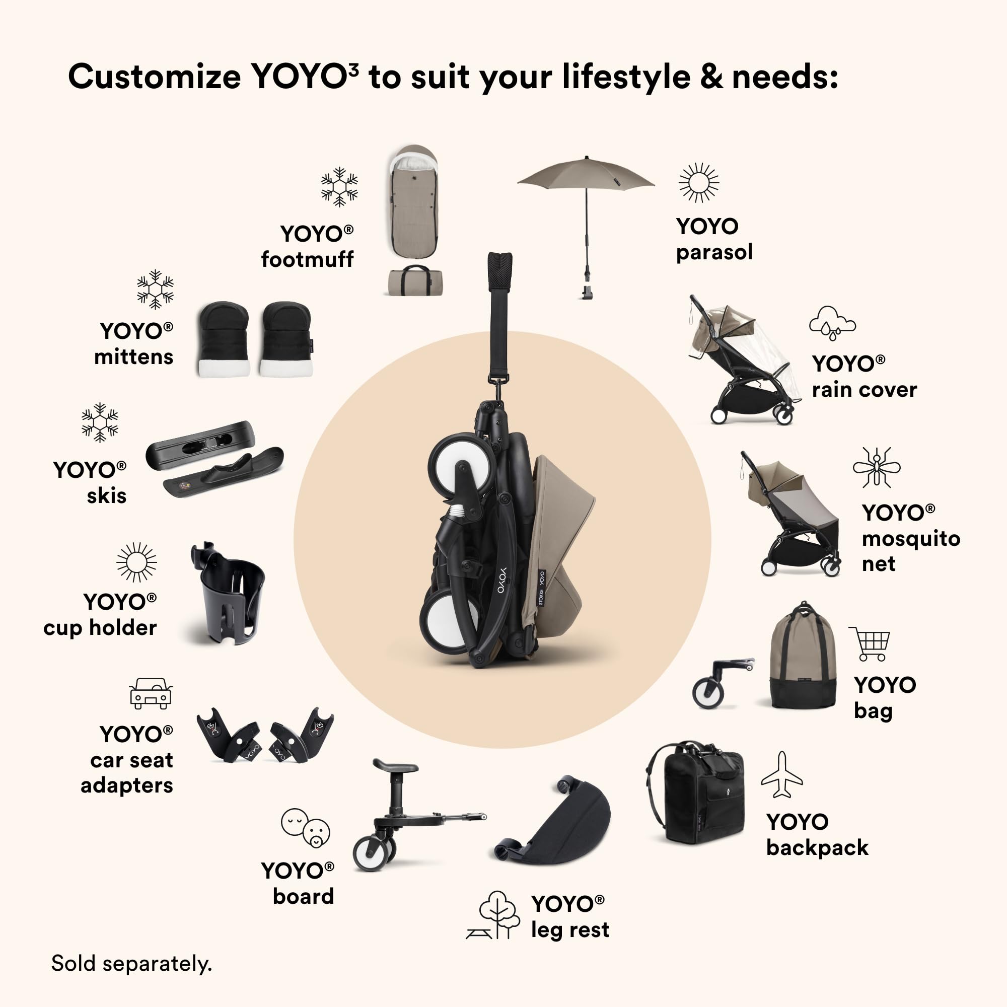 Amazon | Stokke(ストッケ)【公式】YOYO バッグ トープ W45cm×H75cm