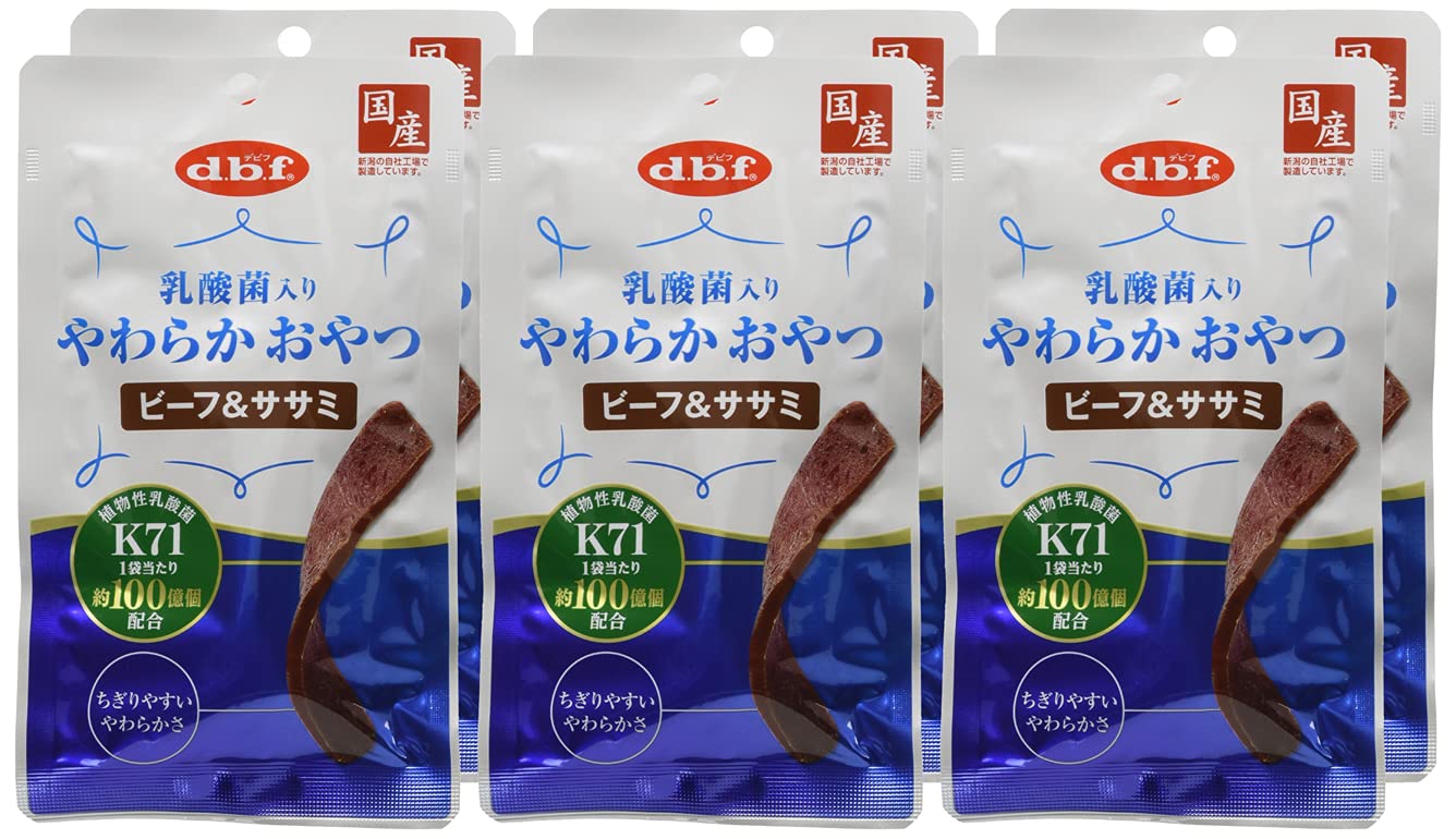 Amazon | デビフ 乳酸菌入りやわらかおやつビーフ&ササミ 40g×6個