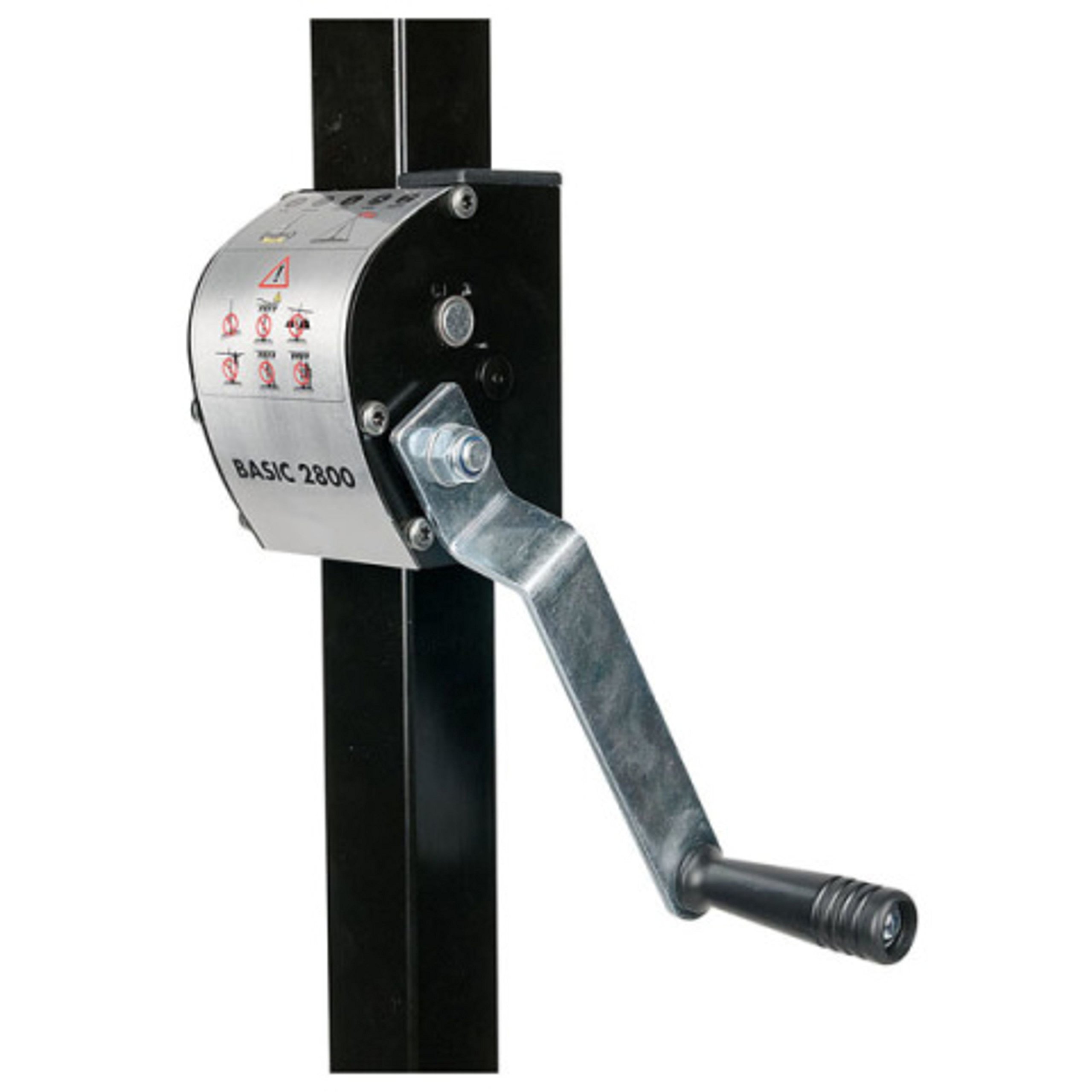 Showtec Basic 2800 Kurbelstativ ohne Adapter (70835) 80 kg