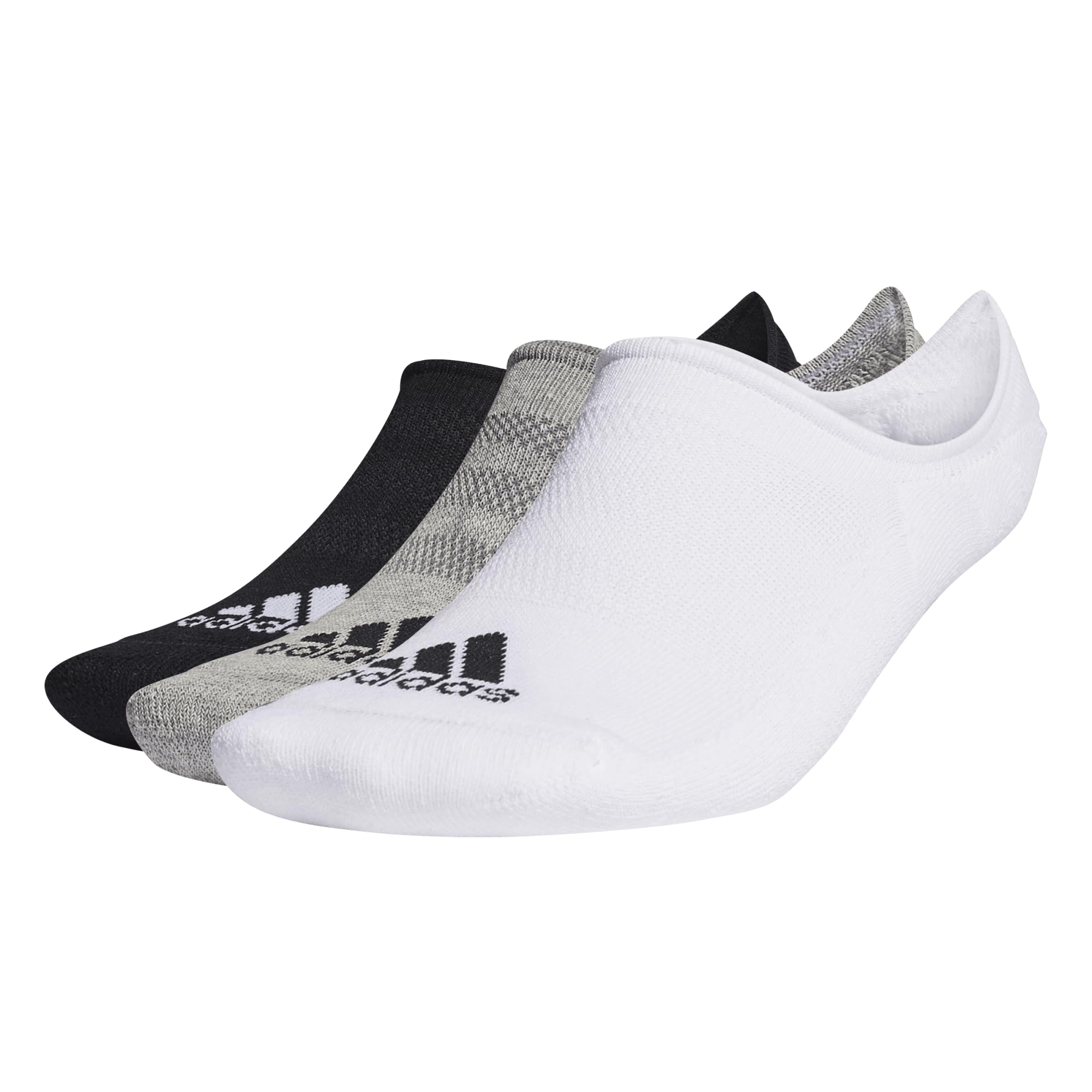 adidas Golf Golf Men's 3-Pack Low Cut Sock, Grey, 7-8.5
