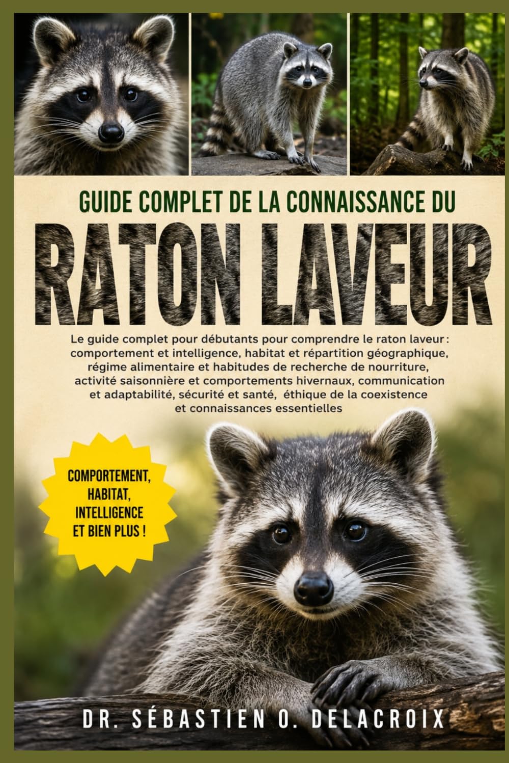 GUIDE COMPLET DE LA CONNAISSANCE DU RATON LAVEUR: Le guide complet pour débutants pour comprendre le raton laveur : comportement et intelligence, ... la coexistence et connaissances essentielles