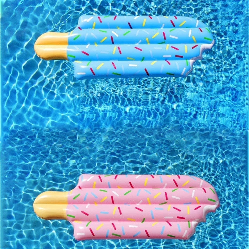Swimming Floaty Ice Cream Floating Row Outdoor Party Forniture Float Piscina Gonfiabile per Adulti Tubi gonfiabili floati Giocattoli Rosa ergonomico LWX