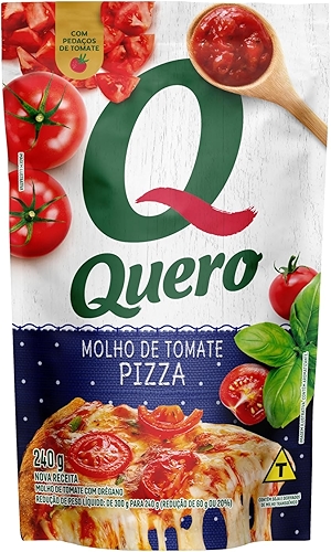 Quero Molho de Tomate Pizza, 240g