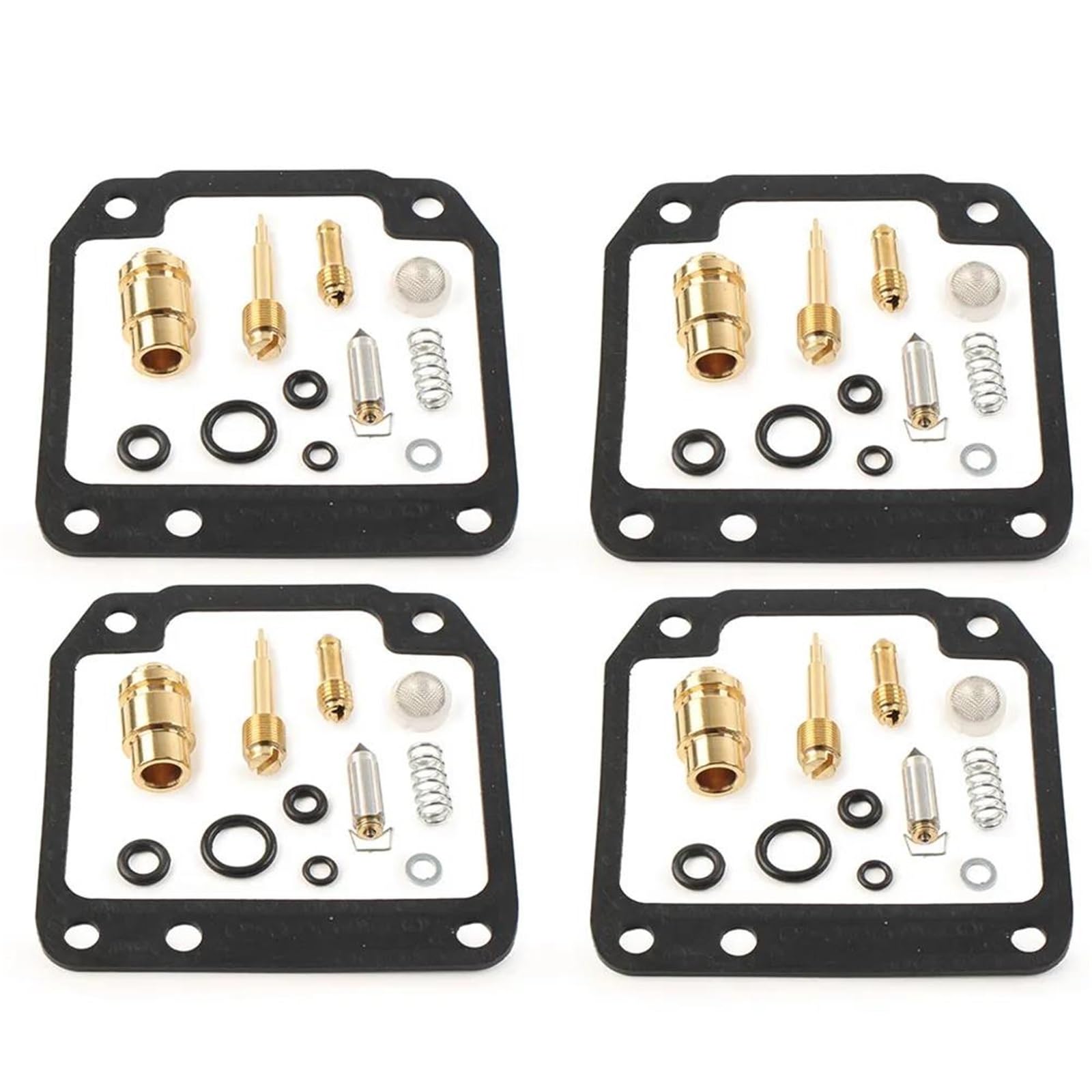 Lot De 4 Kits Réparation Carburateur Moto Pour Yamaha XJ550 XJ 550 R 1981 1982 1983 Pièces Rechange