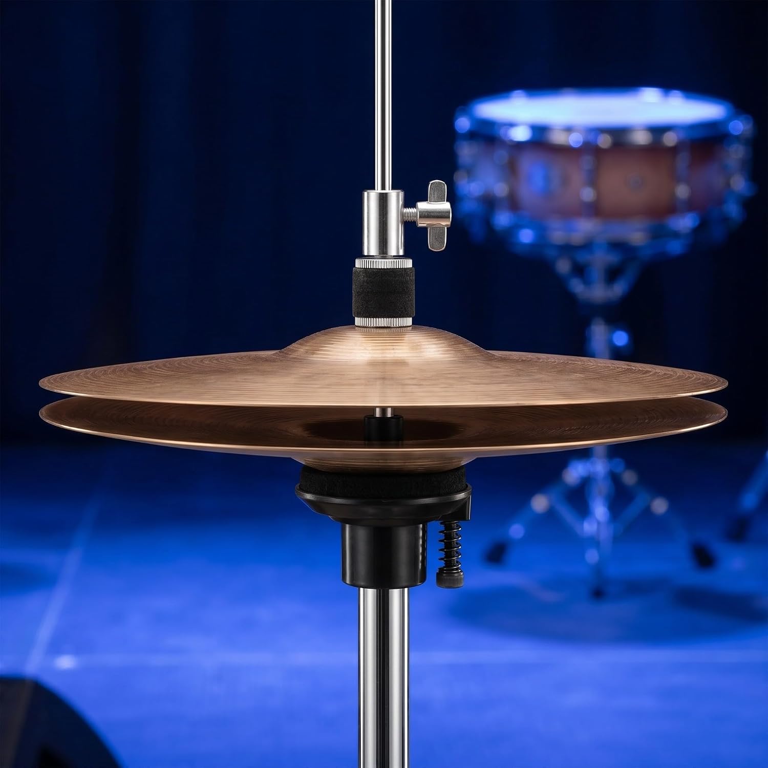 Toddmomy 4PCs Hi-Hat Clutch & Cymbal Seat Holder - Cymbal Hi-Hat Accessory for Studio Rehearsal and Live Performance - Clutch Pad Support for Drum Kit and Jazz Drum