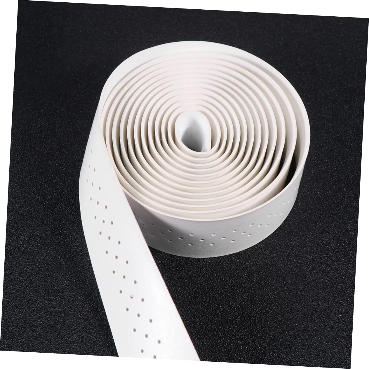 Yardwe 3sets Nastro Per Manubrio Pu Pelle Design Antiscivolo Assorbente Di Facile Da Installare Adatto Per Biciclette Da Strada e Mountain Bike Bianco