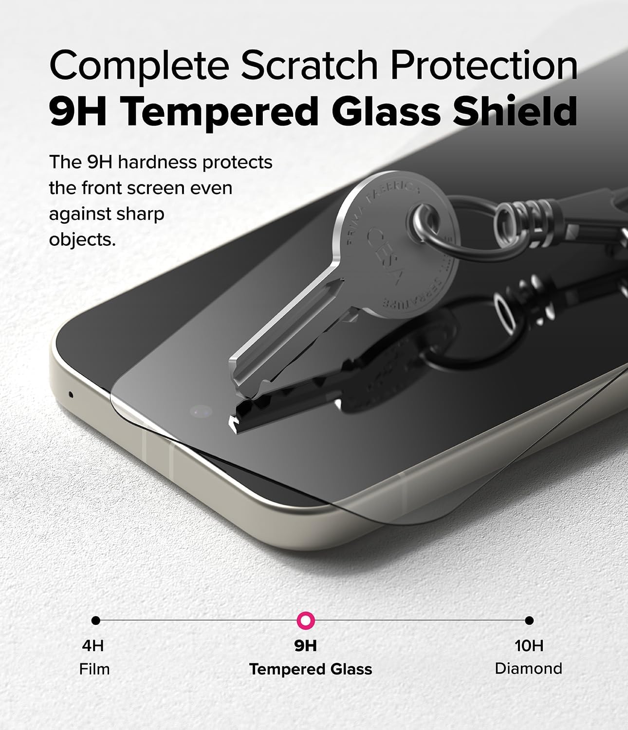 Ringke Easy Slide [Super Easy to Install] Compatible with Google Pixel 9a Screen Protector, Case Friendly 9H Hardness Tempered Glass with Simple installation Tool - 2 Pack
